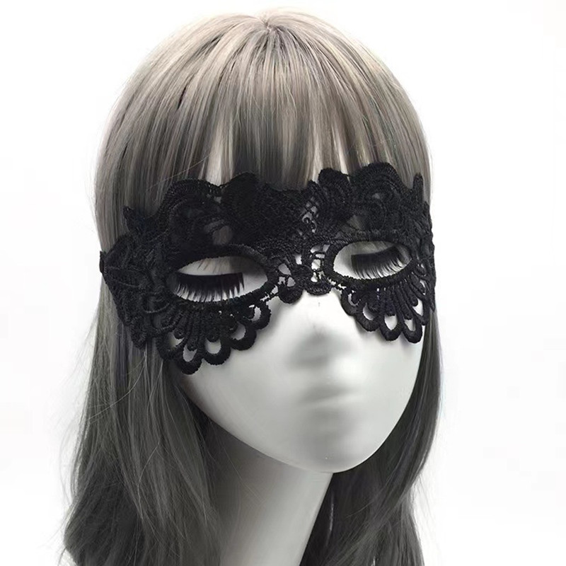 Black Sexy Women Hollow Lace M - Cosplay Prop Kit recension och pris
