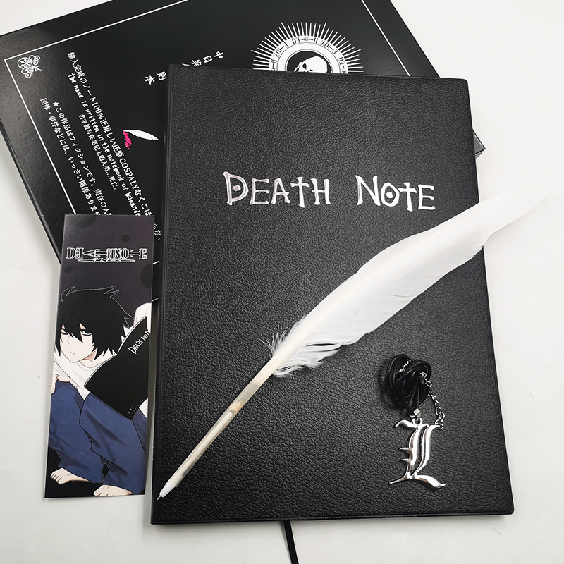 Anime Death Notebook Set Leath - Cosplay Material For Prop recension och pris