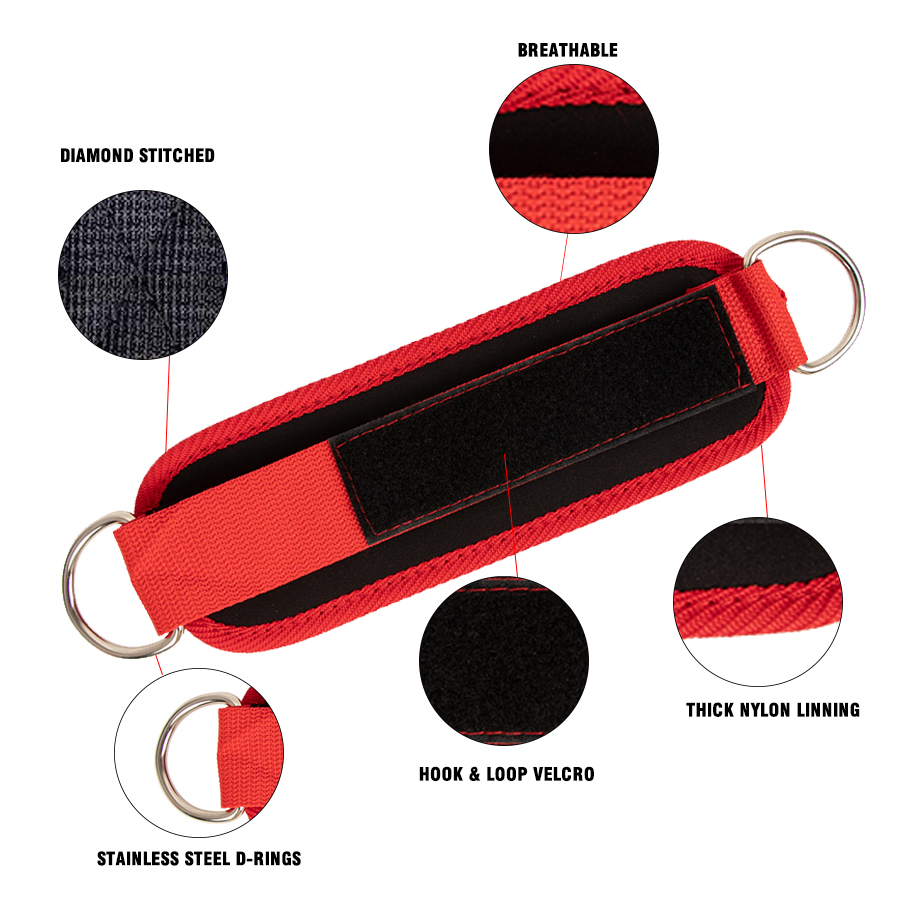 Fitness Ankle Straps Adjustabl - D Ring Strap recension och pris