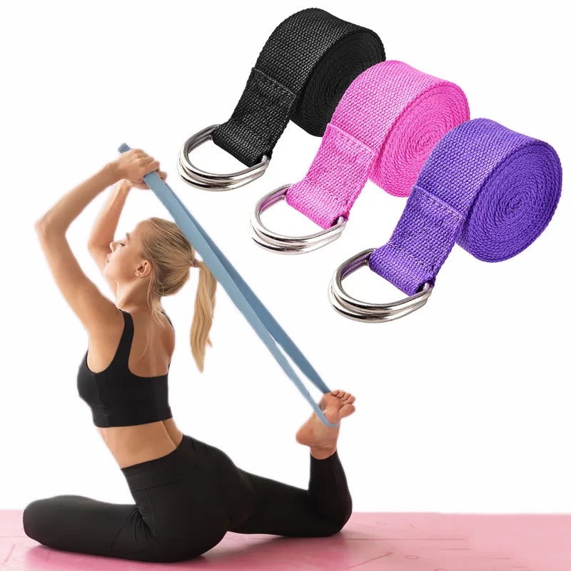 183*3.8cm Yoga Strap Cotton Ex - D Ring Strap recension och pris