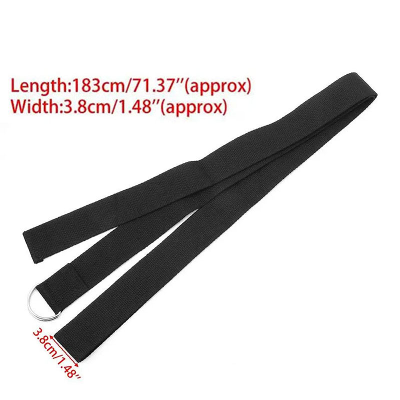 183*3.8cm Yoga Strap Cotton Ex - D Ring Strap recension och pris