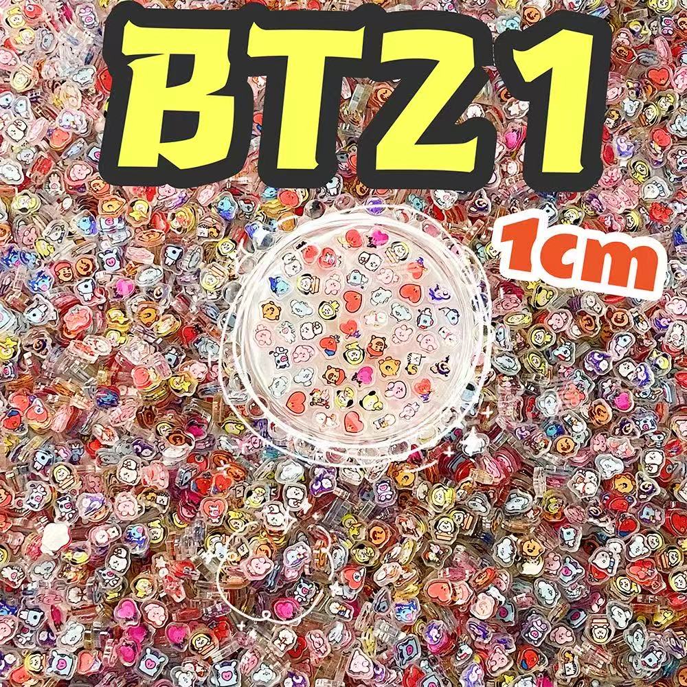 100pcs BT21 BTS Single-Layer 1 - Cosplay Material For Prop recension och pris