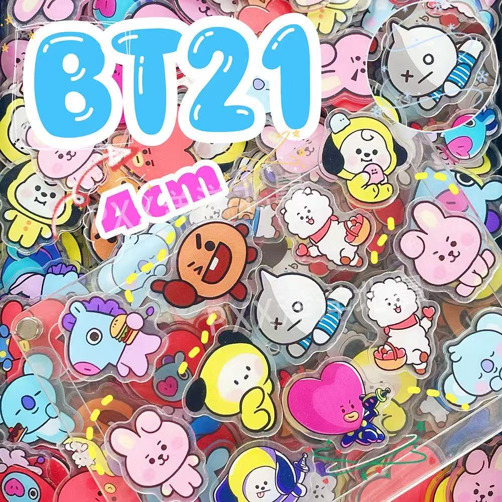 100pcs BT21 BTS Single-Layer 1 - Cosplay Material For Prop recension och pris